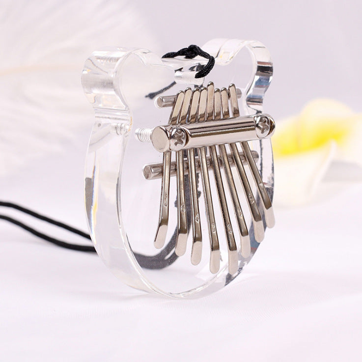 Mini Transparent Thumb Piano - 8 Keys