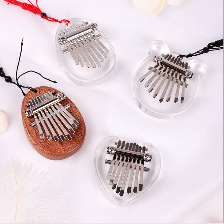 Mini Transparent Thumb Piano - 8 Keys