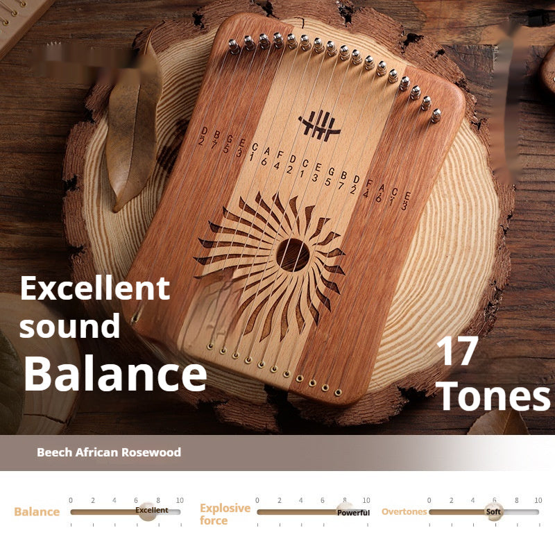17 Strings Harp